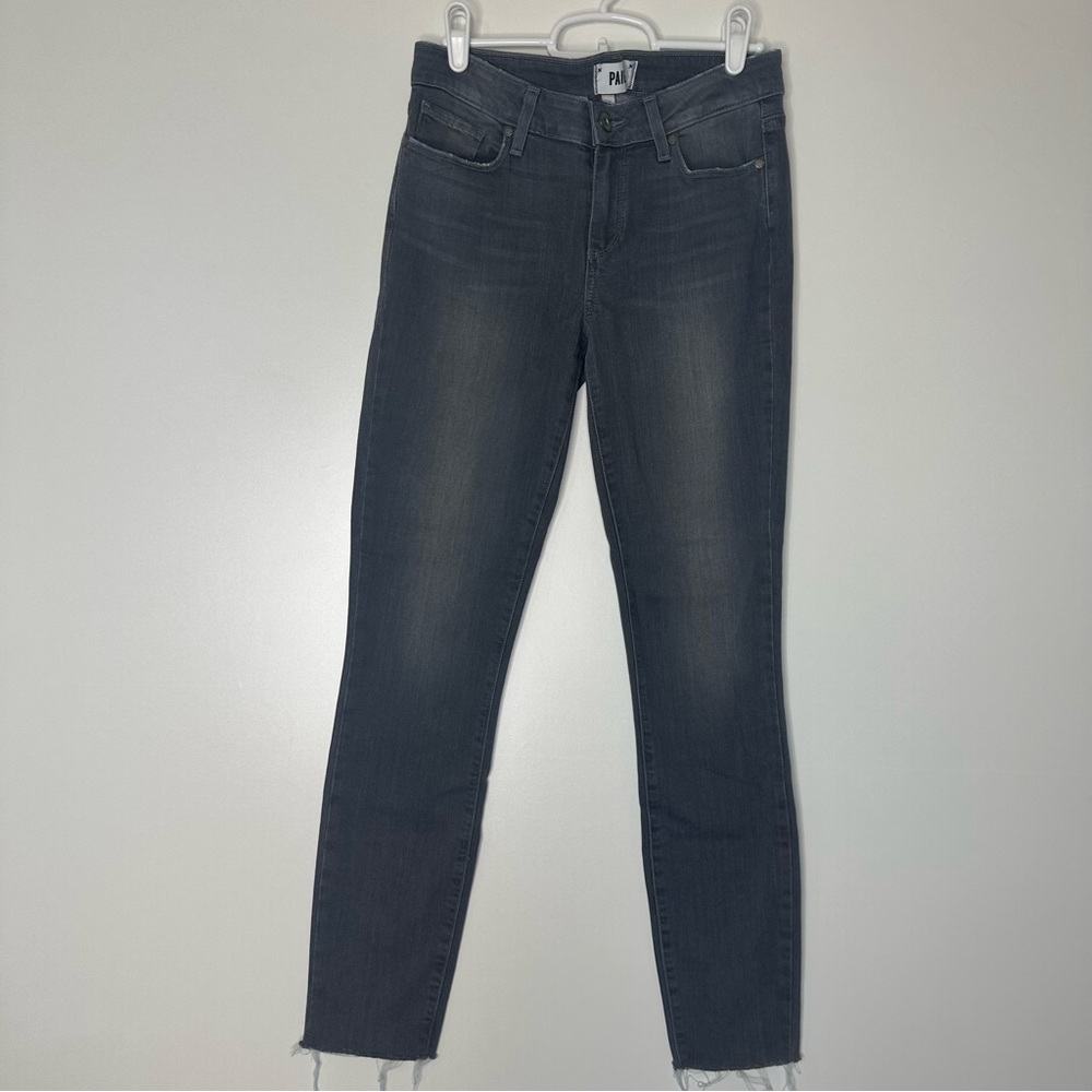 PAIGE Verdugo Ankle gray Dark Wash Jeans 28